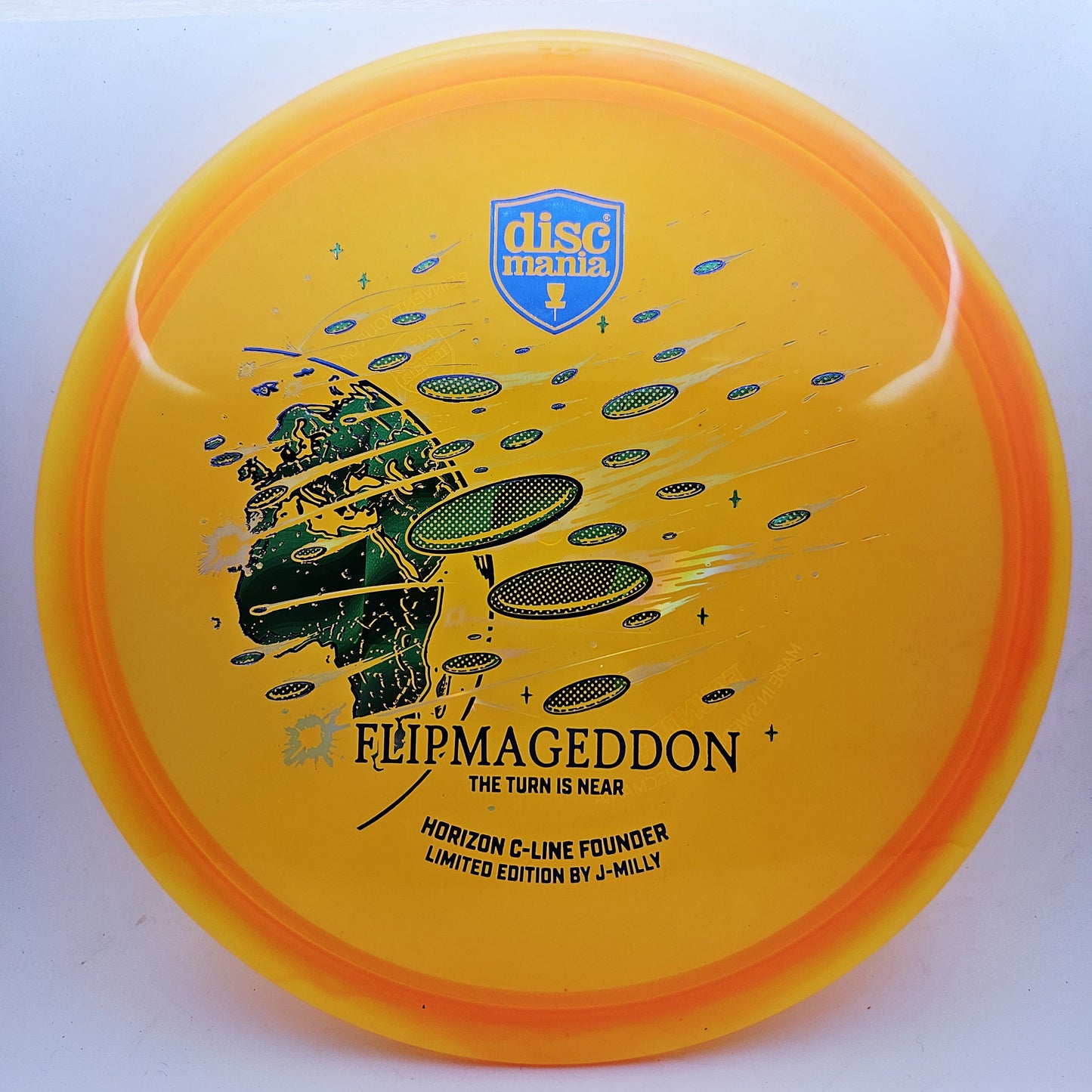 #20528 176g Orange, J-Milly Flipmageddon Horizon C-Line Founder - J-Milly Flipmageddon