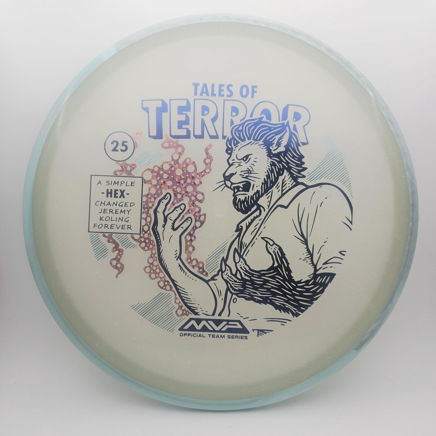 #15491 177g Blue / Blue Glow, Tales of Terror - Halloween 2025 - Jeremy Koling Particle Eclipse Hex