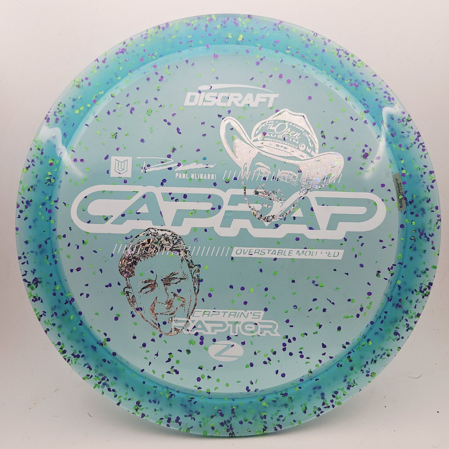 #19630 173-174g Teal, Paul Ulibarri x Brad Hammock Z Confetti Captains Raptor - Paul Ulibarri x Brad Hammock Collab