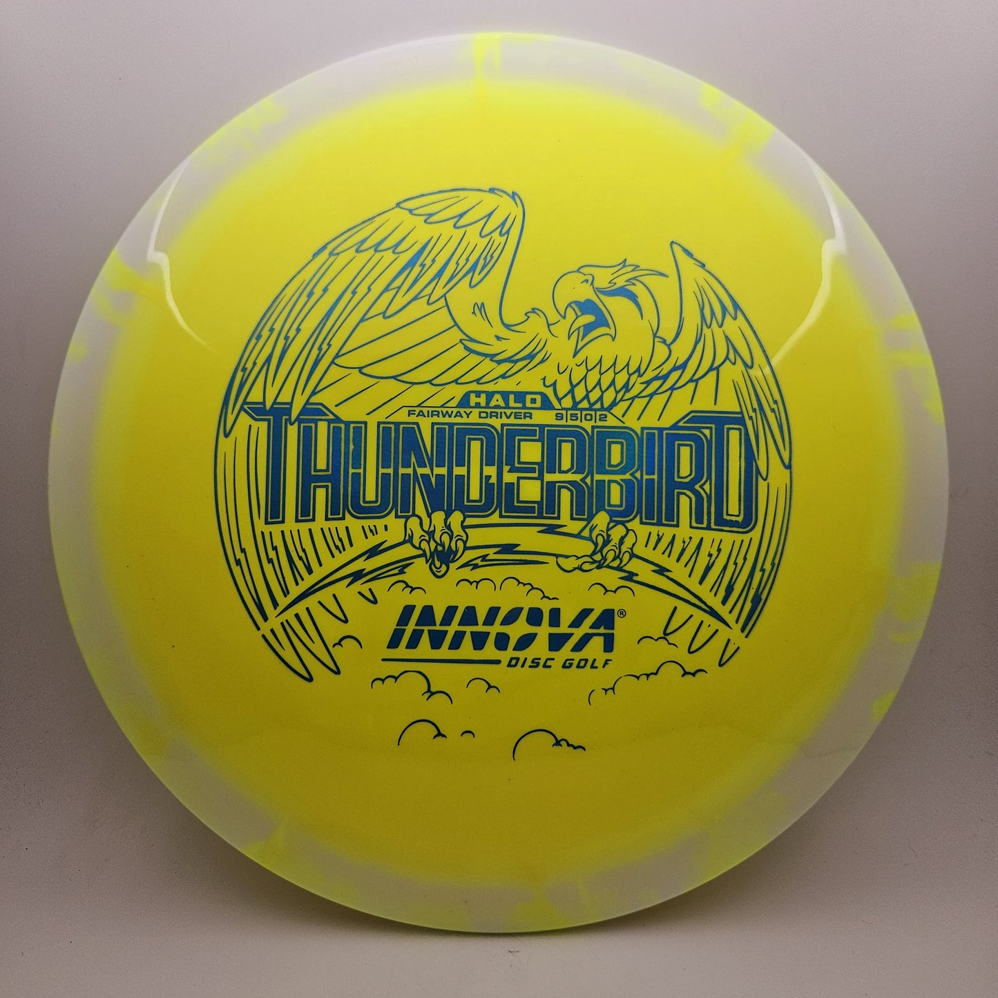 #9272 172g Yellow / White Halo Star Thunderbird