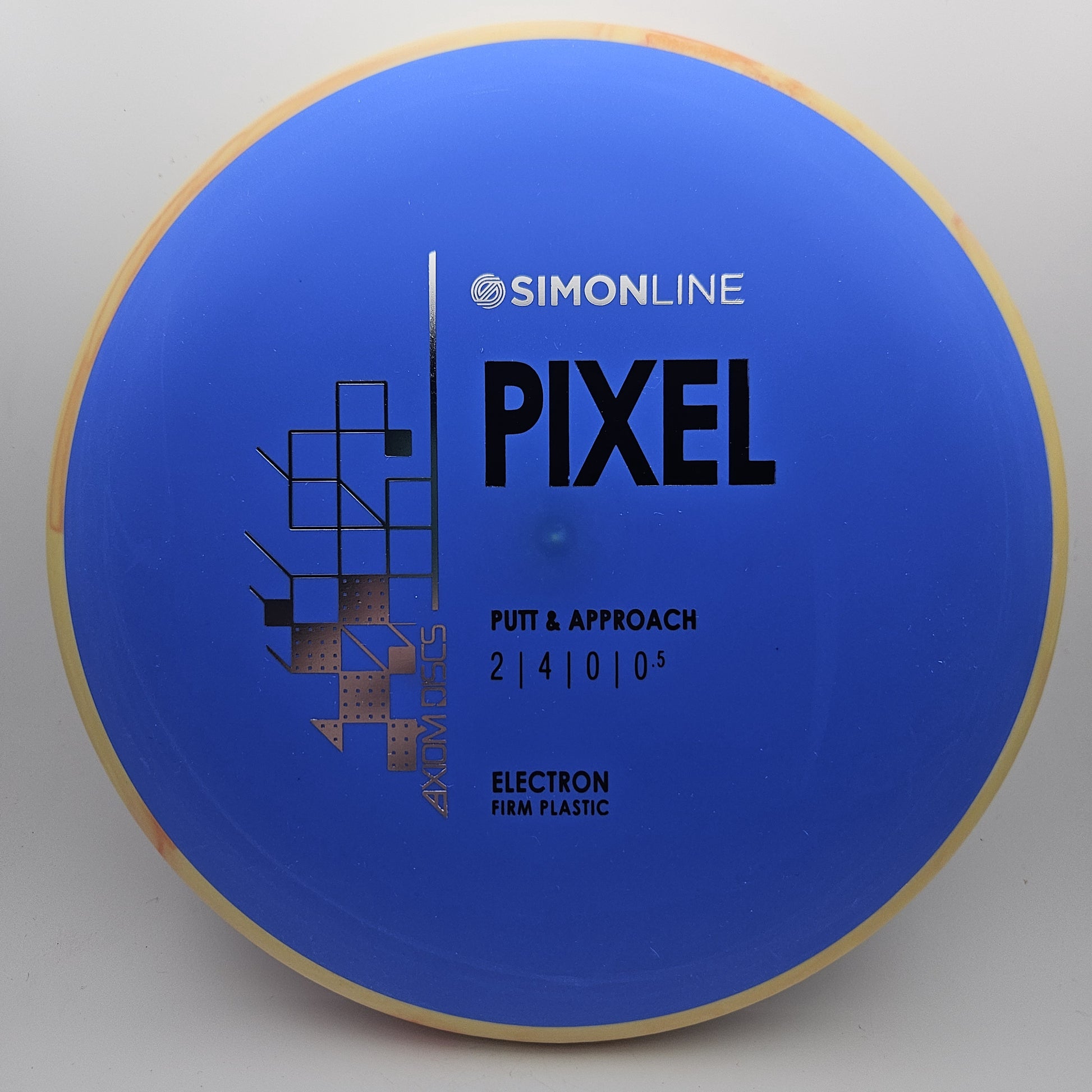 #12093 173g Blue / Orange Electron Firm Pixel