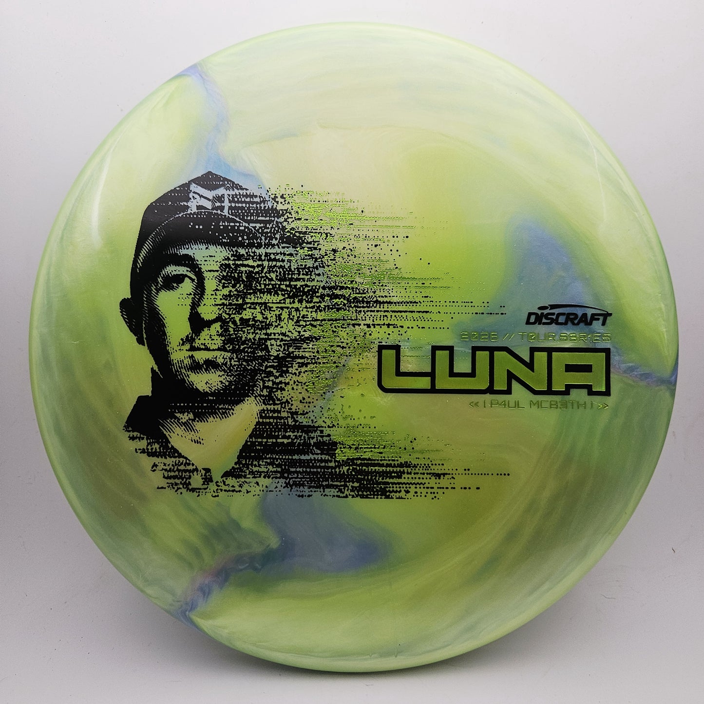 #19045 173-174g Green, Paul McBeth Tour Series Special Blend Luna - Paul McBeth