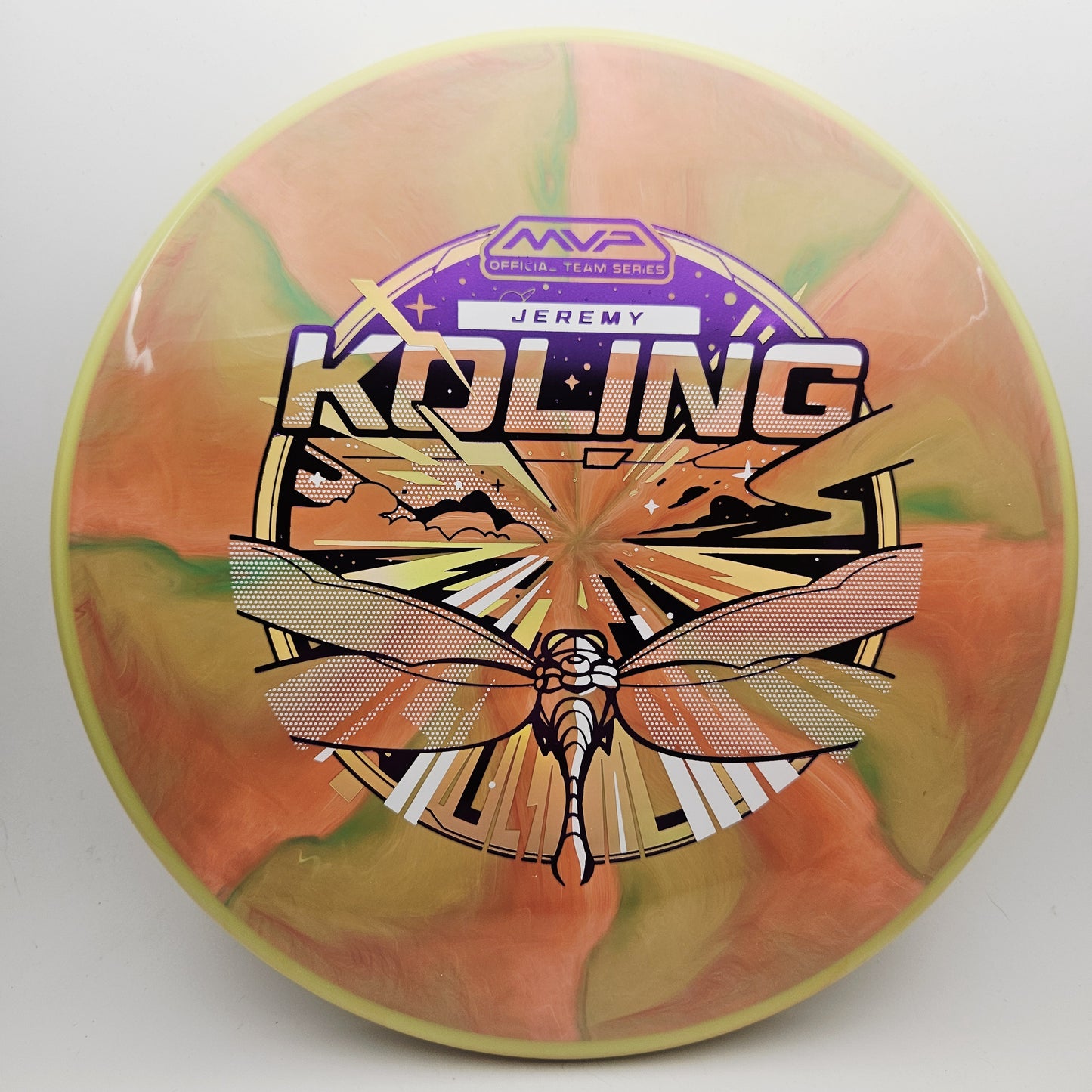 #18486 171g Peach / Yellow, Jeremy Koling Team Series Cosmic Neutron Tempo - Jeremy Koling Team Series