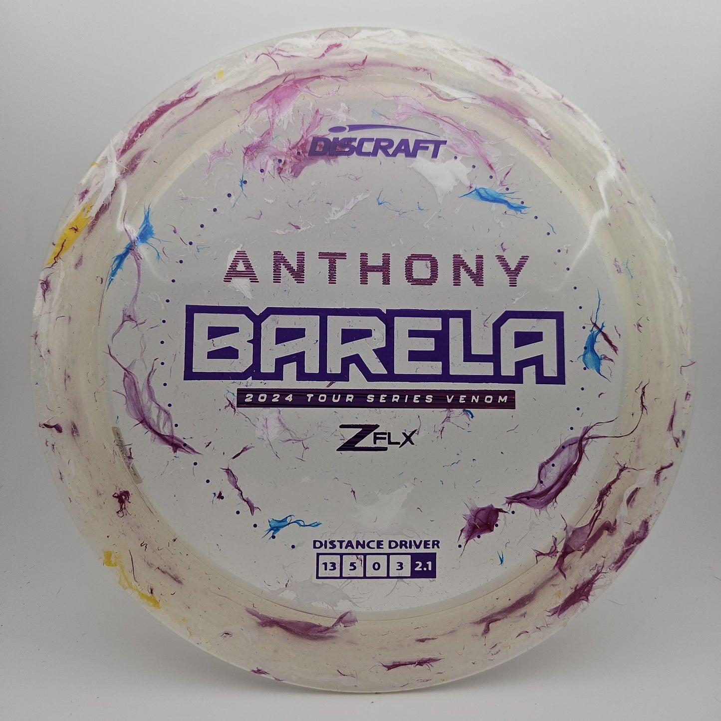 #5926 170-172g White, Anthony Barela Tour Series Jawbreaker Z Flx Venom