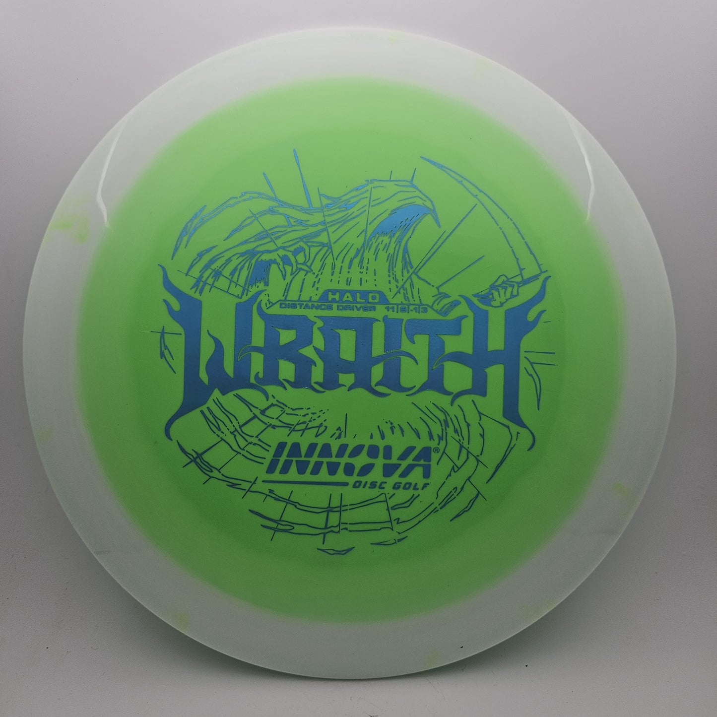 #9477 161g Green / White Halo Star Wraith