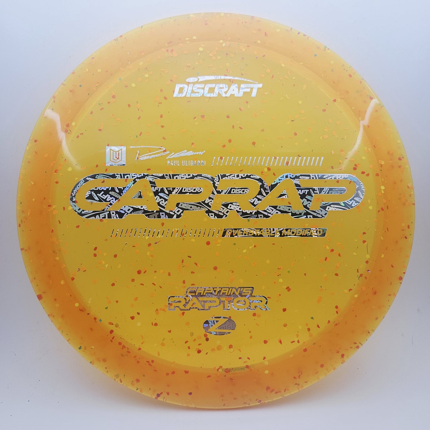 #18192 173-174g Orange, Paul Ulibarri 2026 Z Confetti Captain's Raptor - Paul Ulibarri 2026