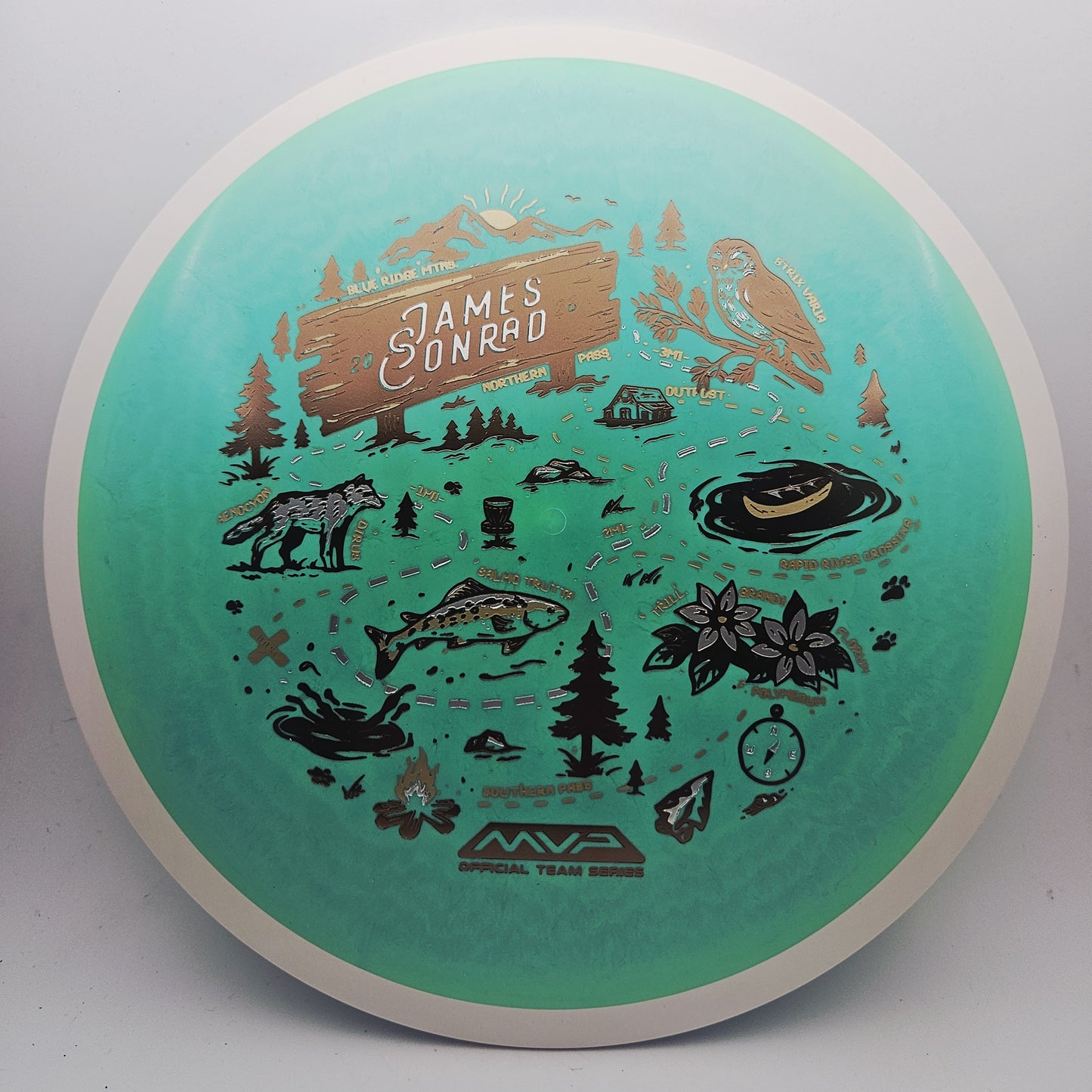 #18841 157g Green, James Conrad Team Series Fission Trail - James Conrad Team Series