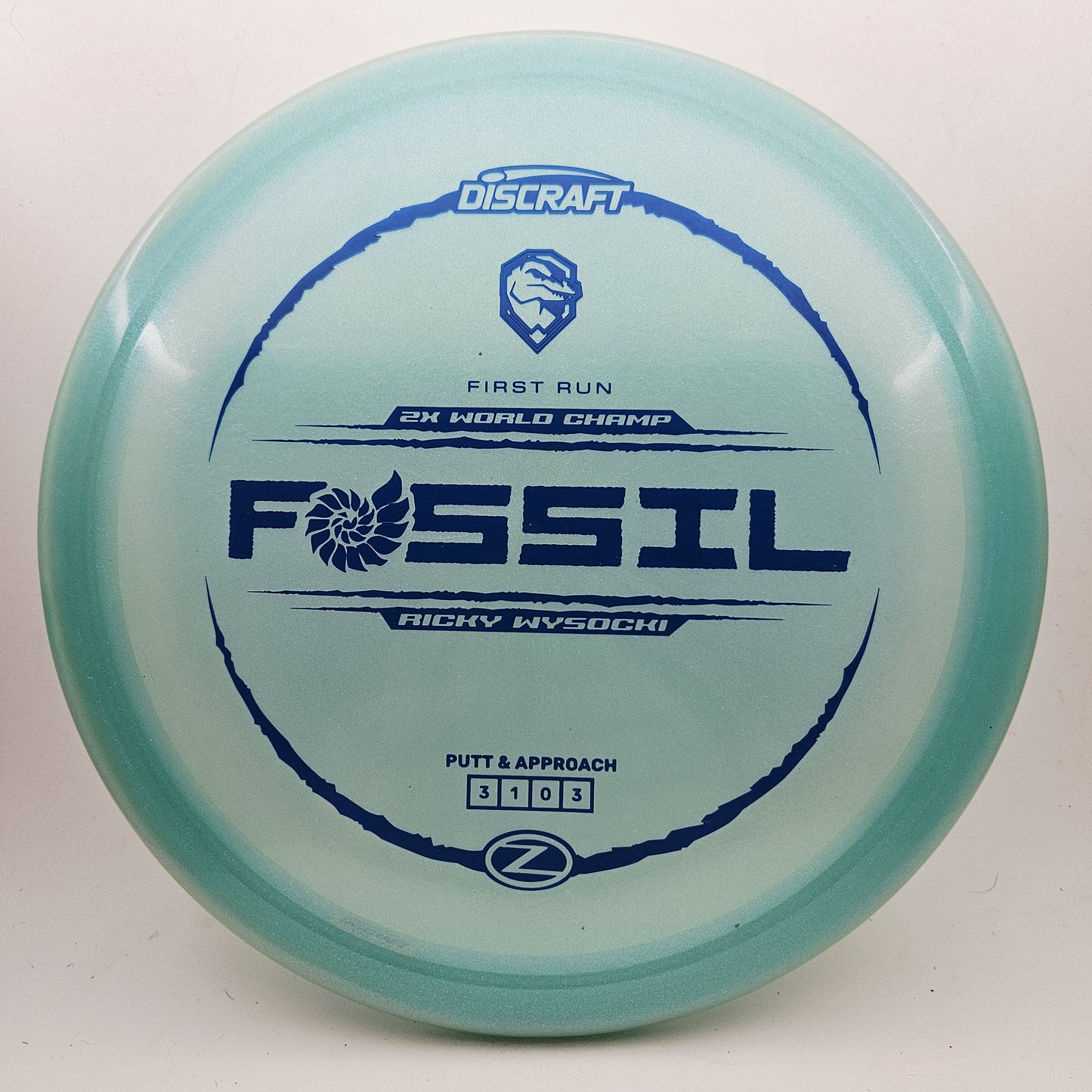 #19609 173-174g Teal, Ricky Wysocki First Run Z Colorshift Fossil - Ricky Wysocki First Run