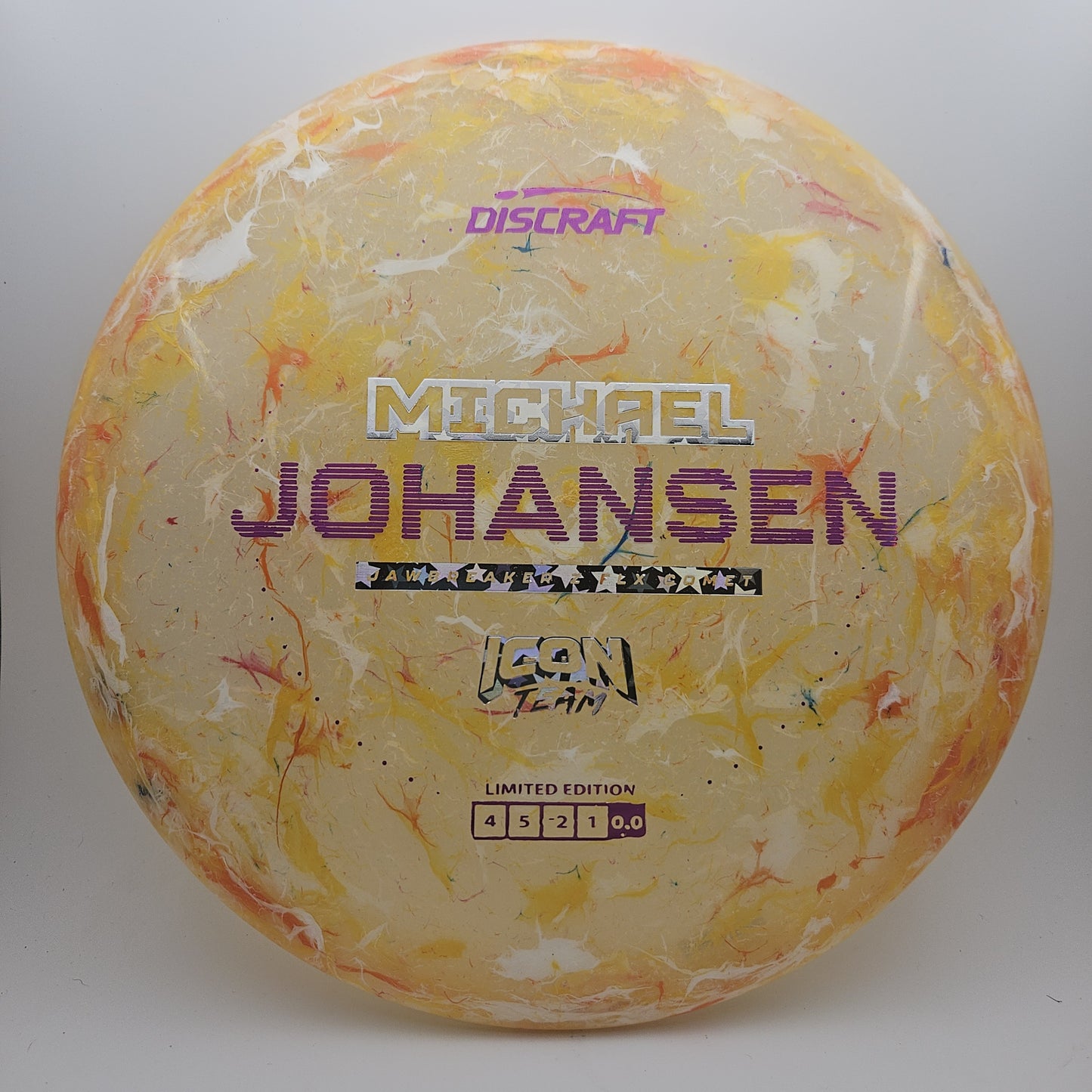 #7831 177+g Orange, Michael Johansen Icon Series Jawbreaker Z Flx Comet