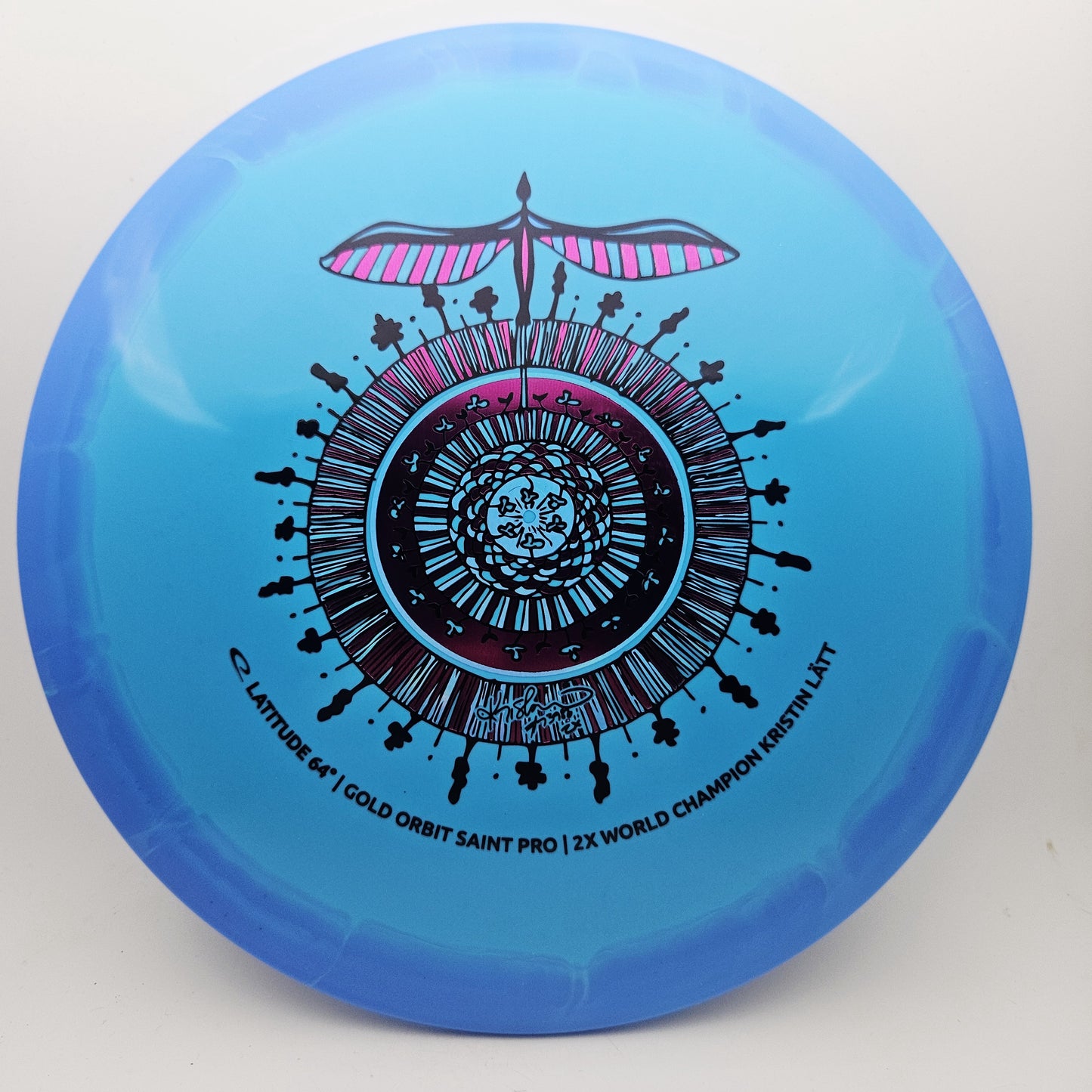 #18807 173g Blue / Blue, Kristin Latt Team Series Gold Orbit Saint Pro - Kristin Latt Team Series