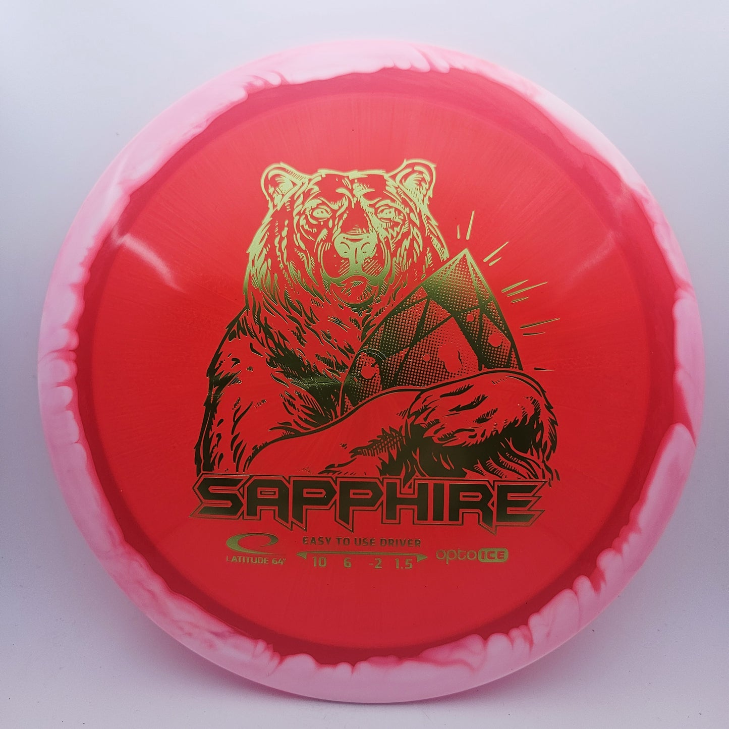 #16700 164g Red Opto-Ice Orbit Sapphire