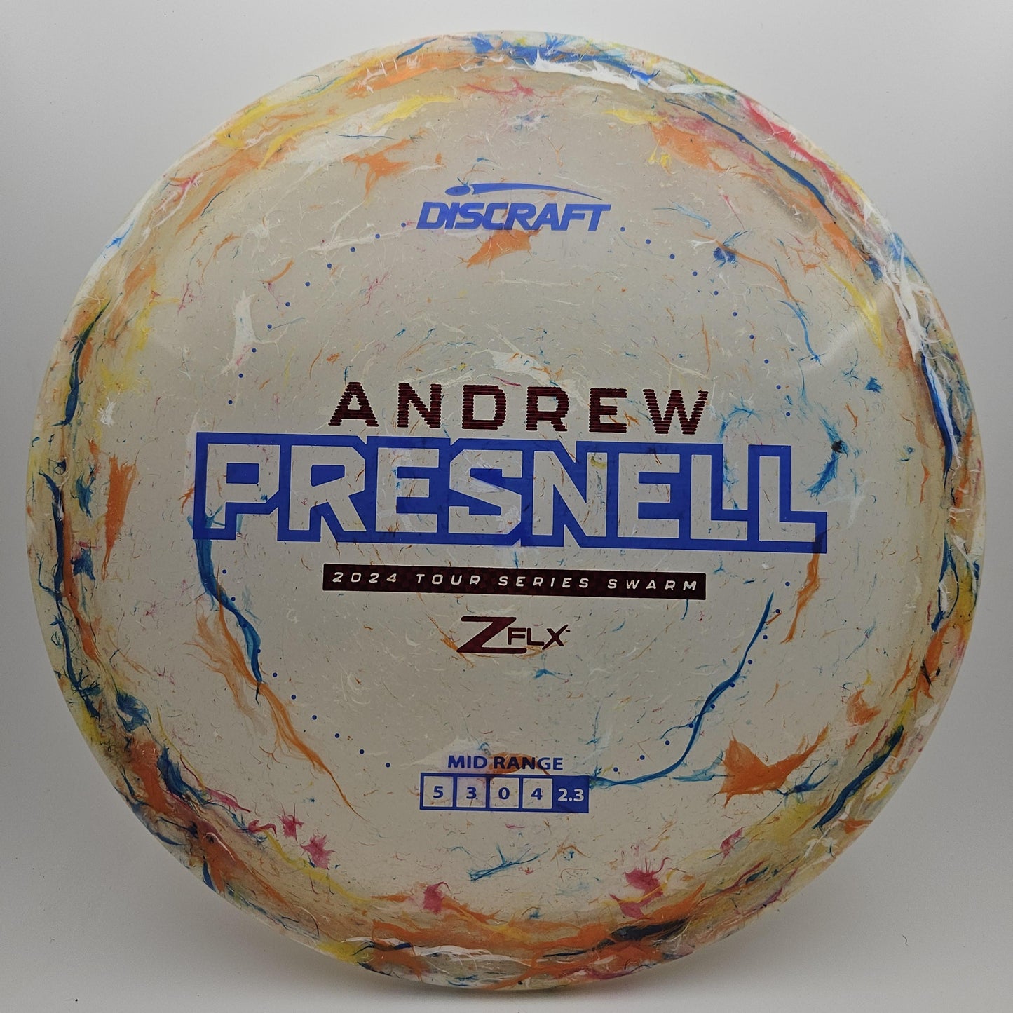 #5990 175-176g Orange, Andrew Presnell Tour Series Jawbreaker Z Flx Swarm