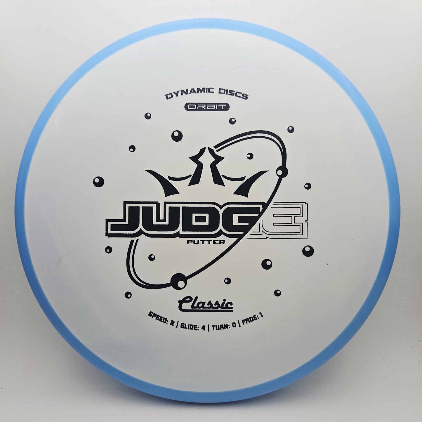#13369 174g White / Blue Classic Orbit Judge