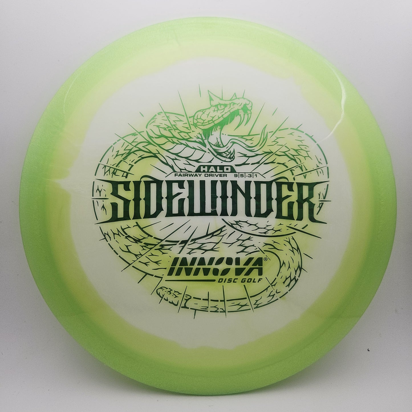 #18066 170g White / Green Halo Star Sidewinder