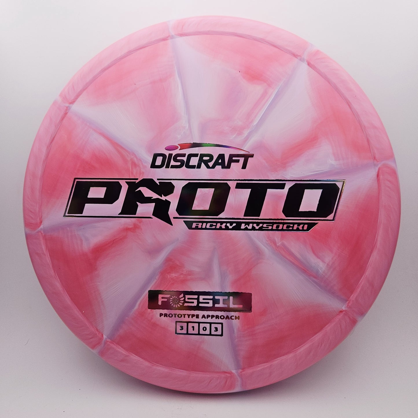 #16809 173-174g Red, Ricky Wysocki Prototype Fossil