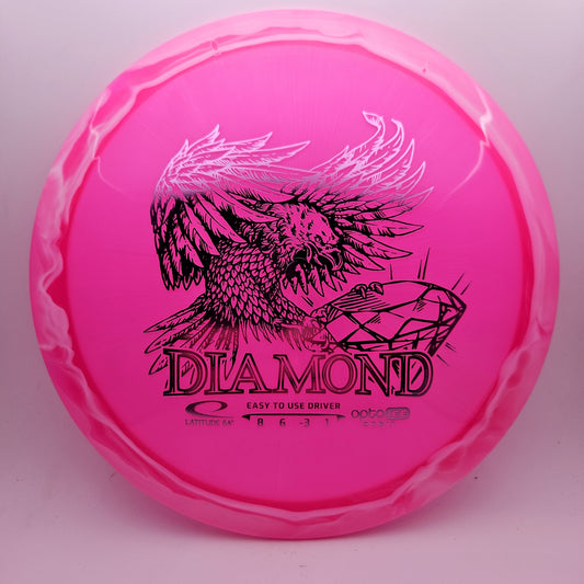 #9725 155g Pink / White Opto-Ice Orbit Diamond