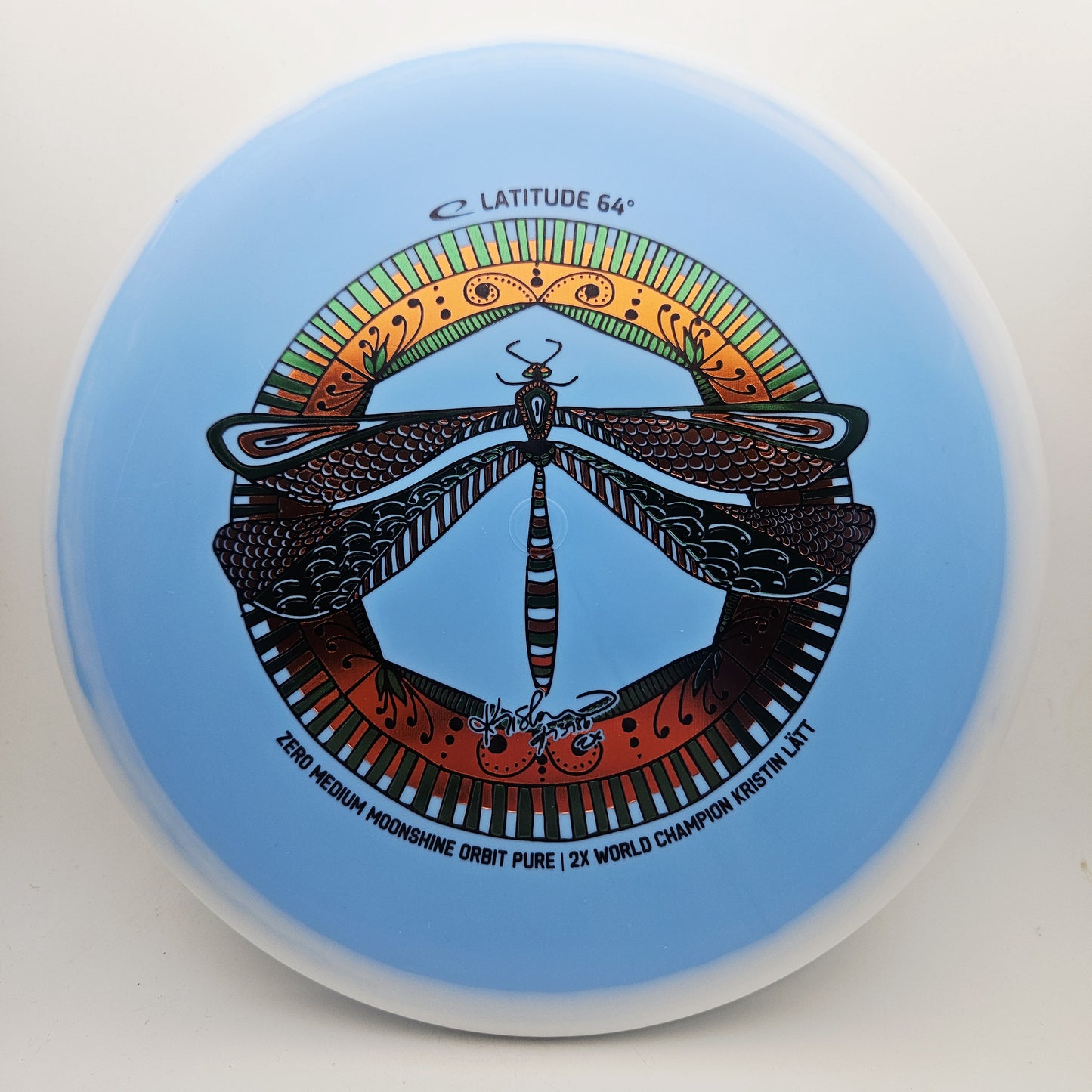 #18795 174g Blue / White, Kristin Latt Team Series Zero Medium Moonshine Orbit Pure - Kristin Latt Team Series