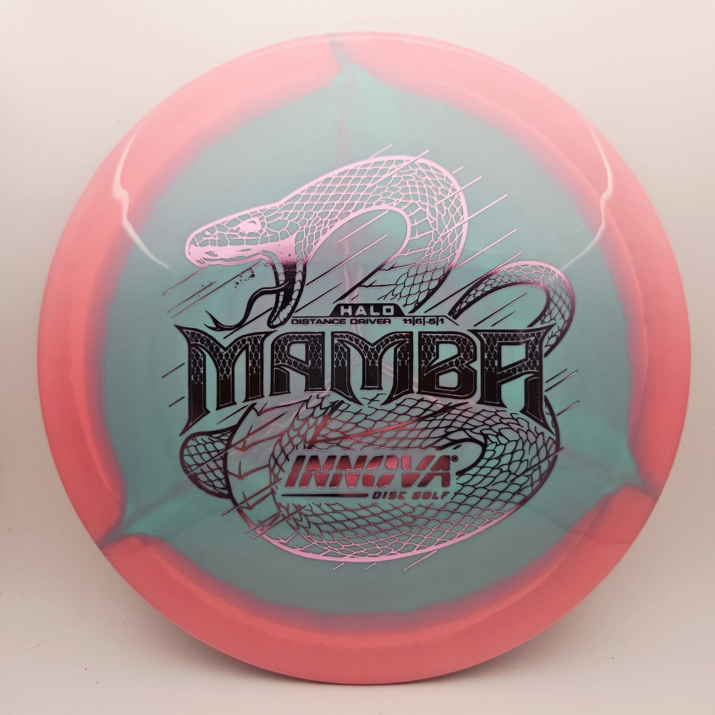 #14777 162g Blue / Pink Halo Star Mamba