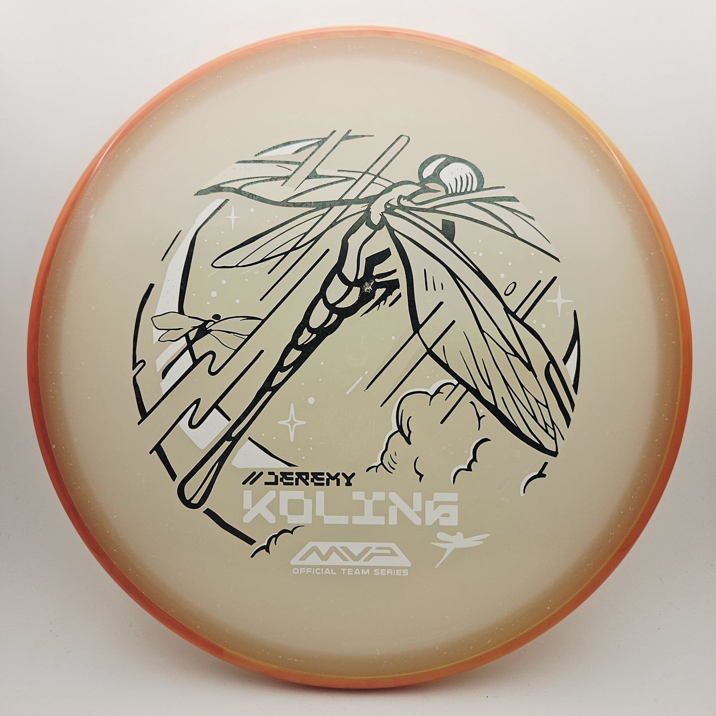 #16337 175g Orange / Blue Glow, Jeremy Koling Tour Series Particle Eclipse Tempo