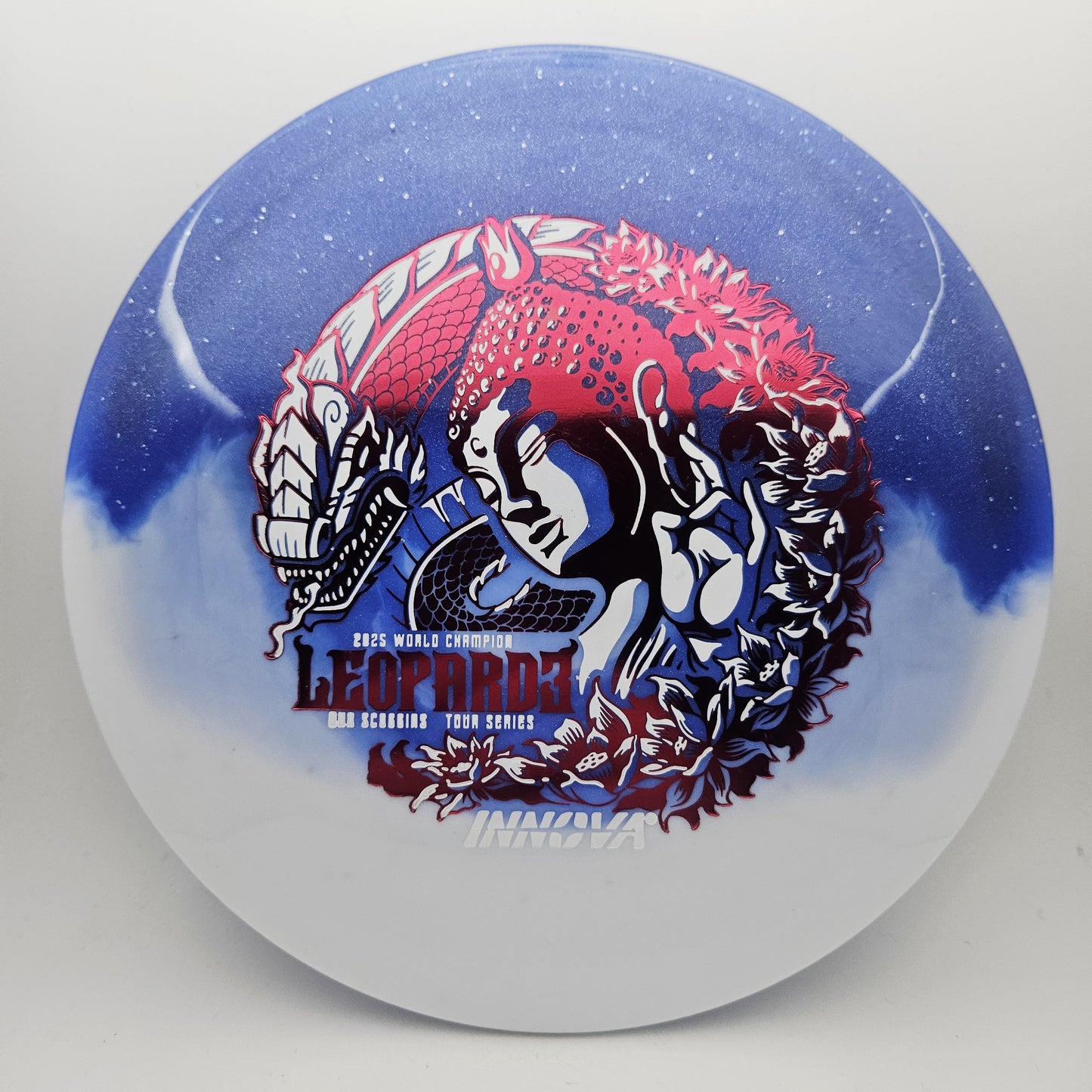 #18318 173-5g Blue / White, Ohn Scoggins Tour Series Duo Leopard3 - Ohn Scoggins Tour Series