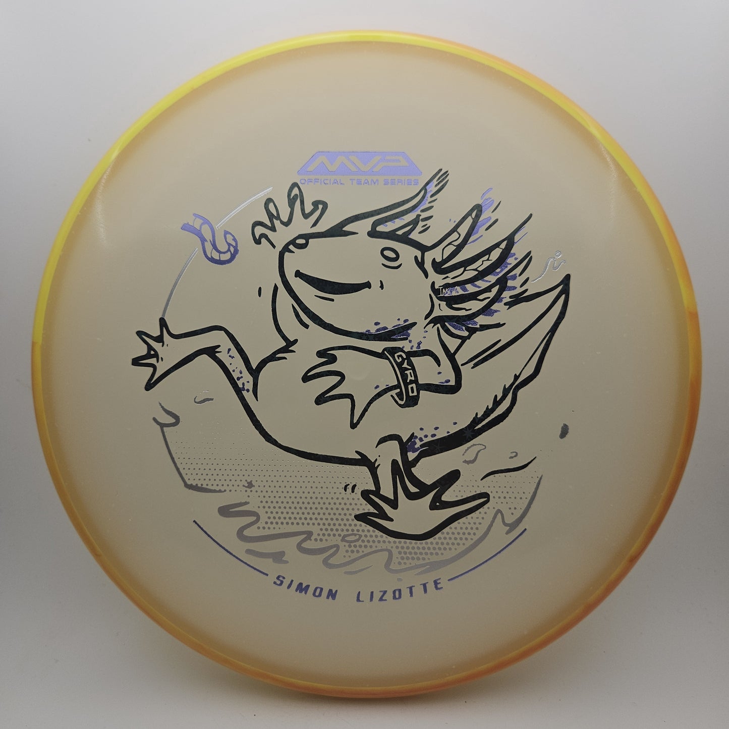 #16301 173g Orange / Blue Glow, Simon Lizotte Tour Series Particle Eclipse Pixel