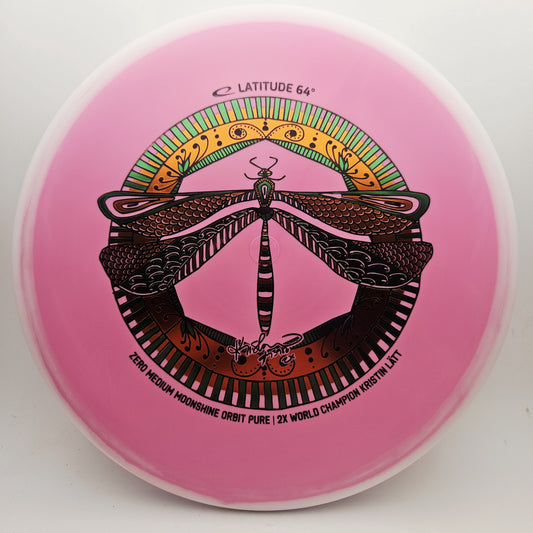 #18793 174g Pink / White, Kristin Latt Team Series Zero Medium Moonshine Orbit Pure - Kristin Latt Team Series
