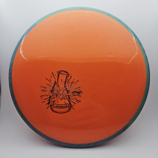 #16539 173g Orange / Teal, Lab Second Neutron Hex - Lab Second