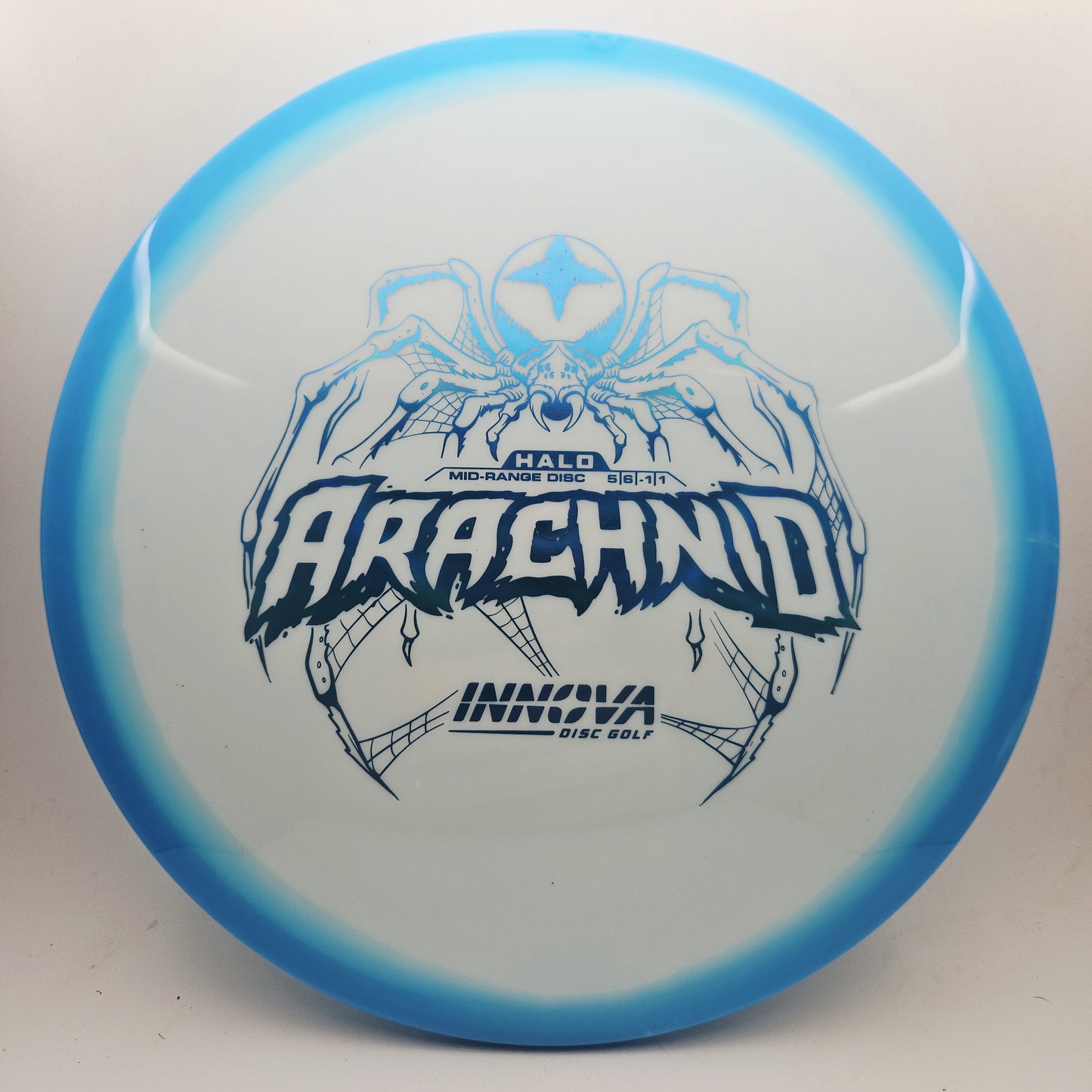 #20407 180g White / Blue Halo Star Arachnid