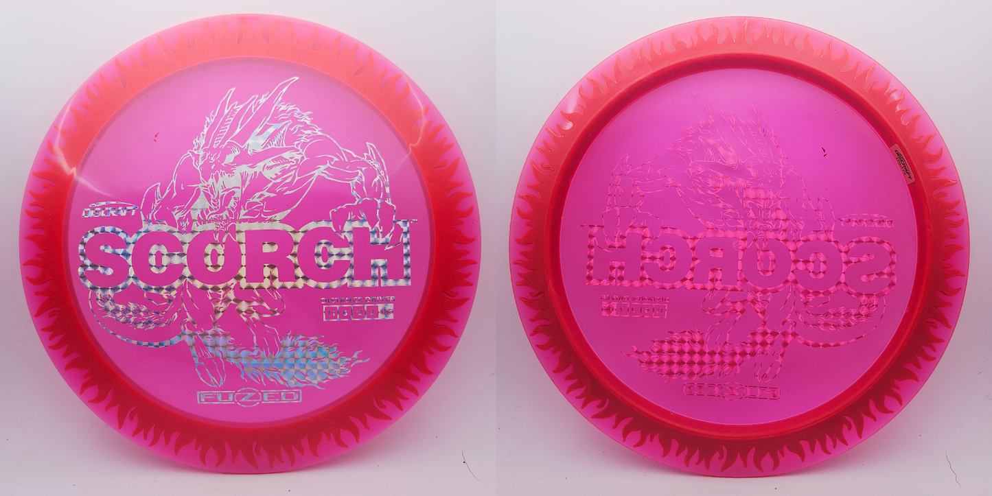 #17540 170-172g Pink / Red, Flames FuZed Scorch - Flames