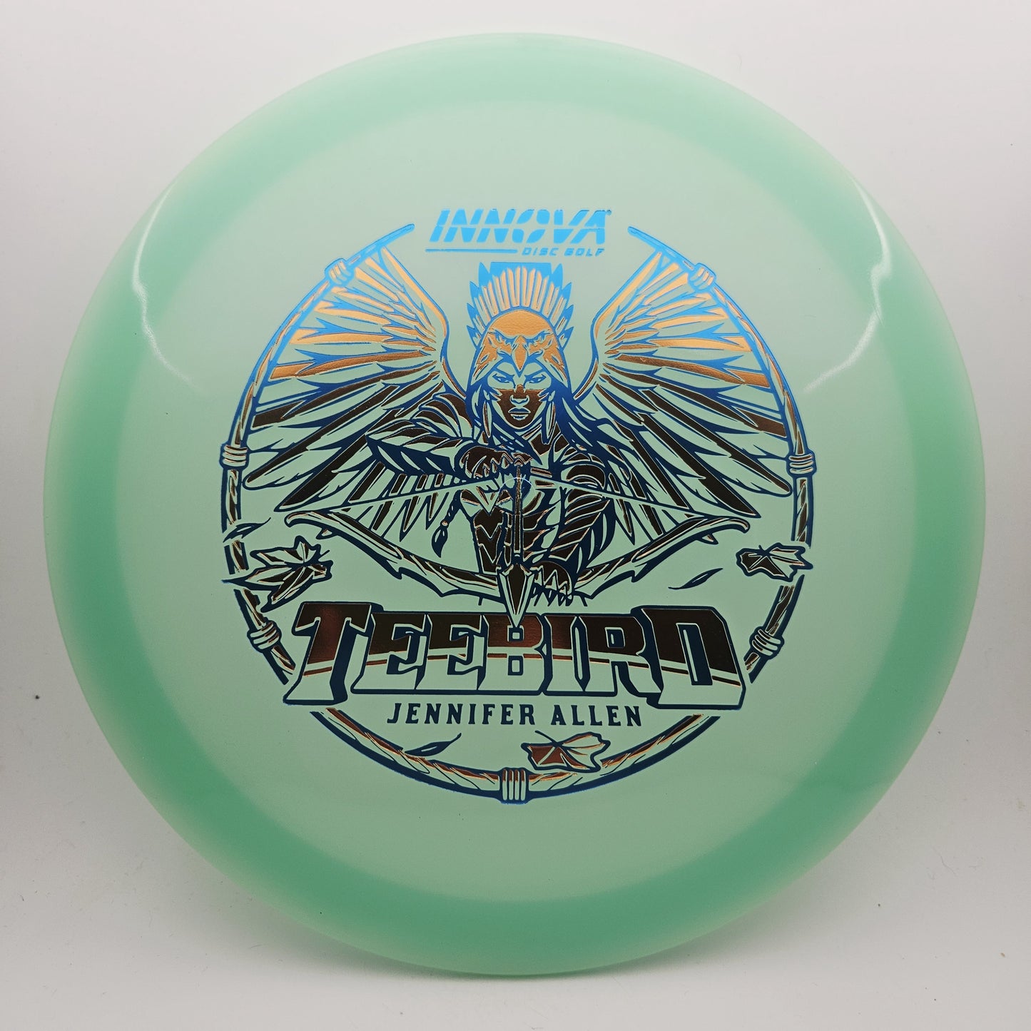 #17671 173-175g Blue, Jennifer Allen Tour Series Proto Glow Champion Teebird - Jennifer Allen Tour Series