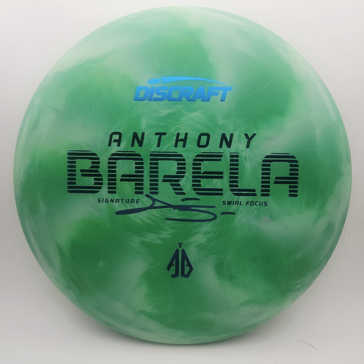 #19483 170-172g Green, Anthony Barela CT Swirl Focus - Anthony Barela