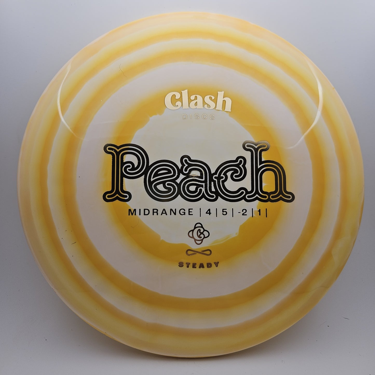 #7423 176g Yellow Steady Ring Peach