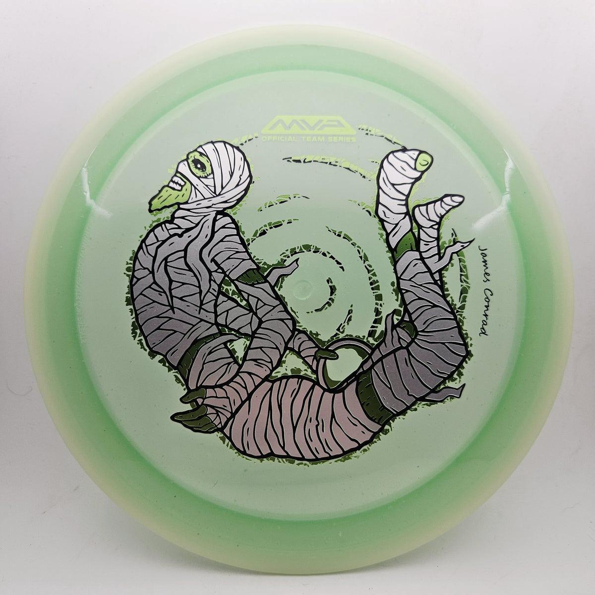 #20881 167g Green, James Conrad Team Series Eclipse Rim Particle Proton Trail - James Conrad Team Series