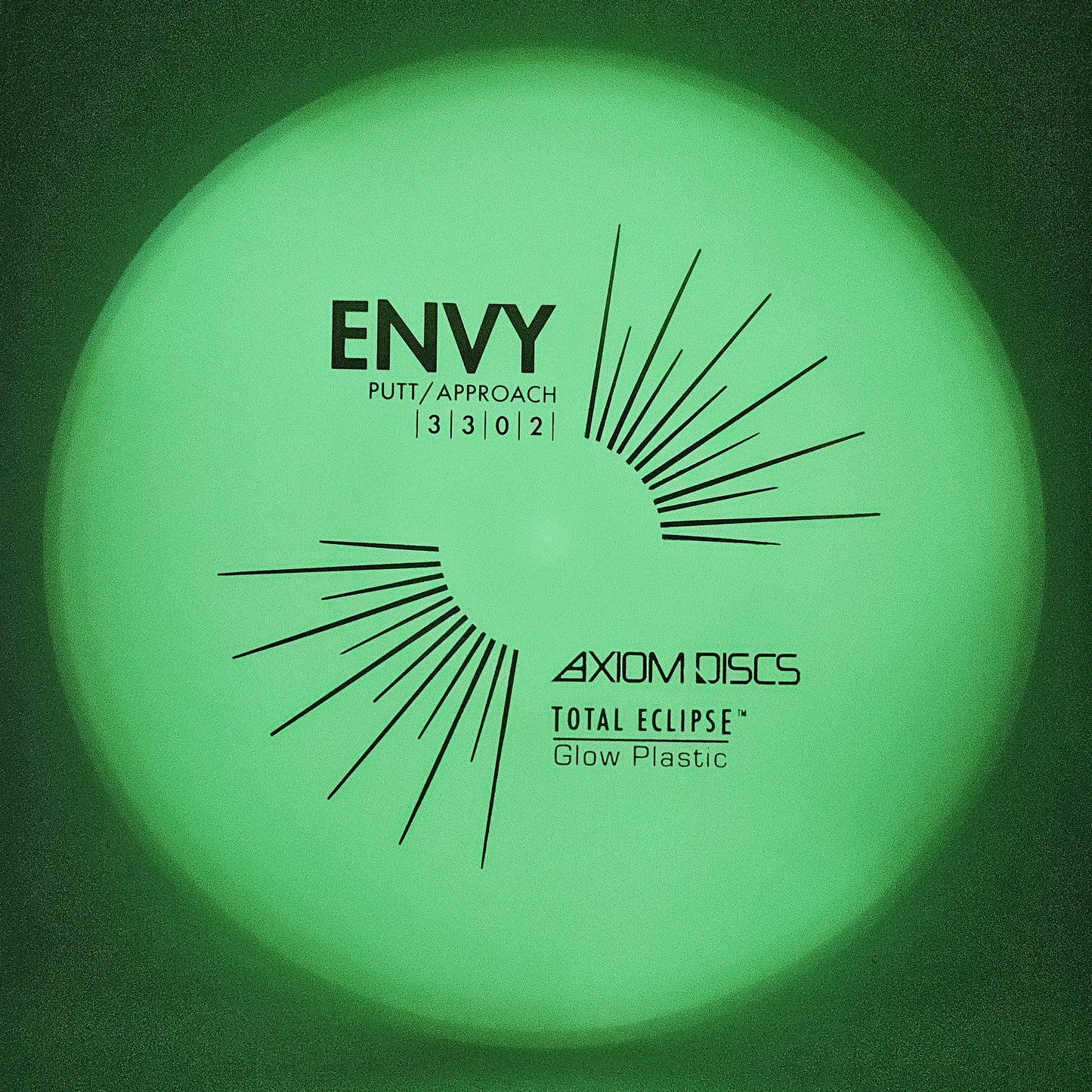 #19118 174g Green Plate / Green Rim Total Eclipse Envy