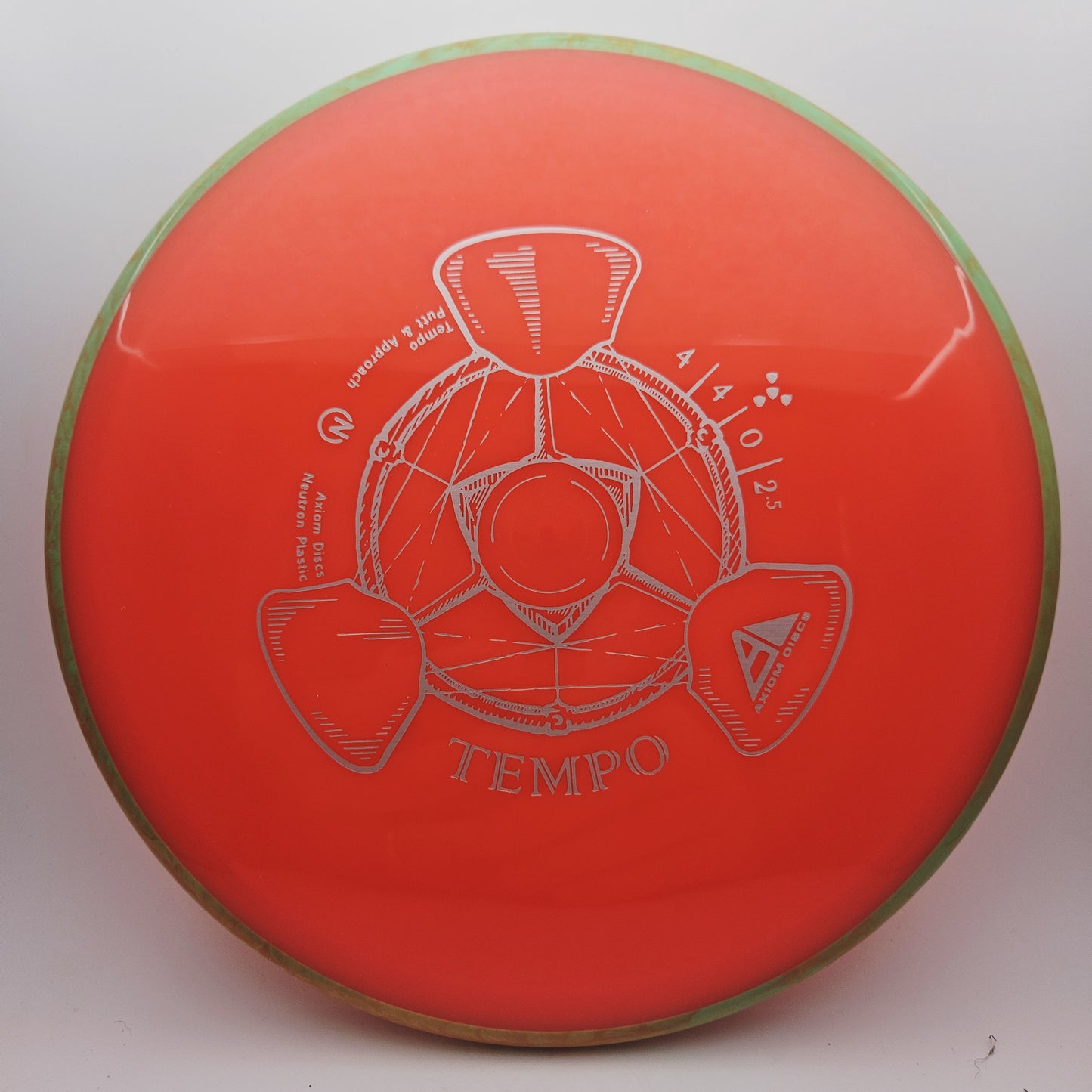 #12958 171g Peach / Green Neutron Tempo
