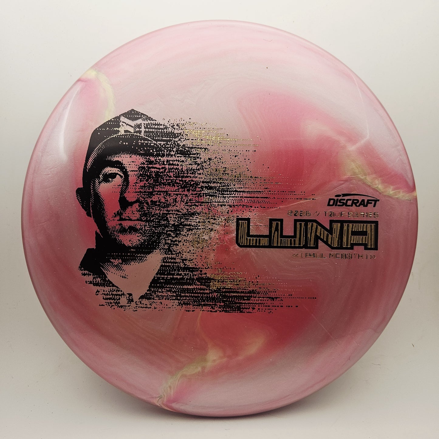 #19046 175-176g Pink, Paul McBeth Tour Series Special Blend Luna - Paul McBeth