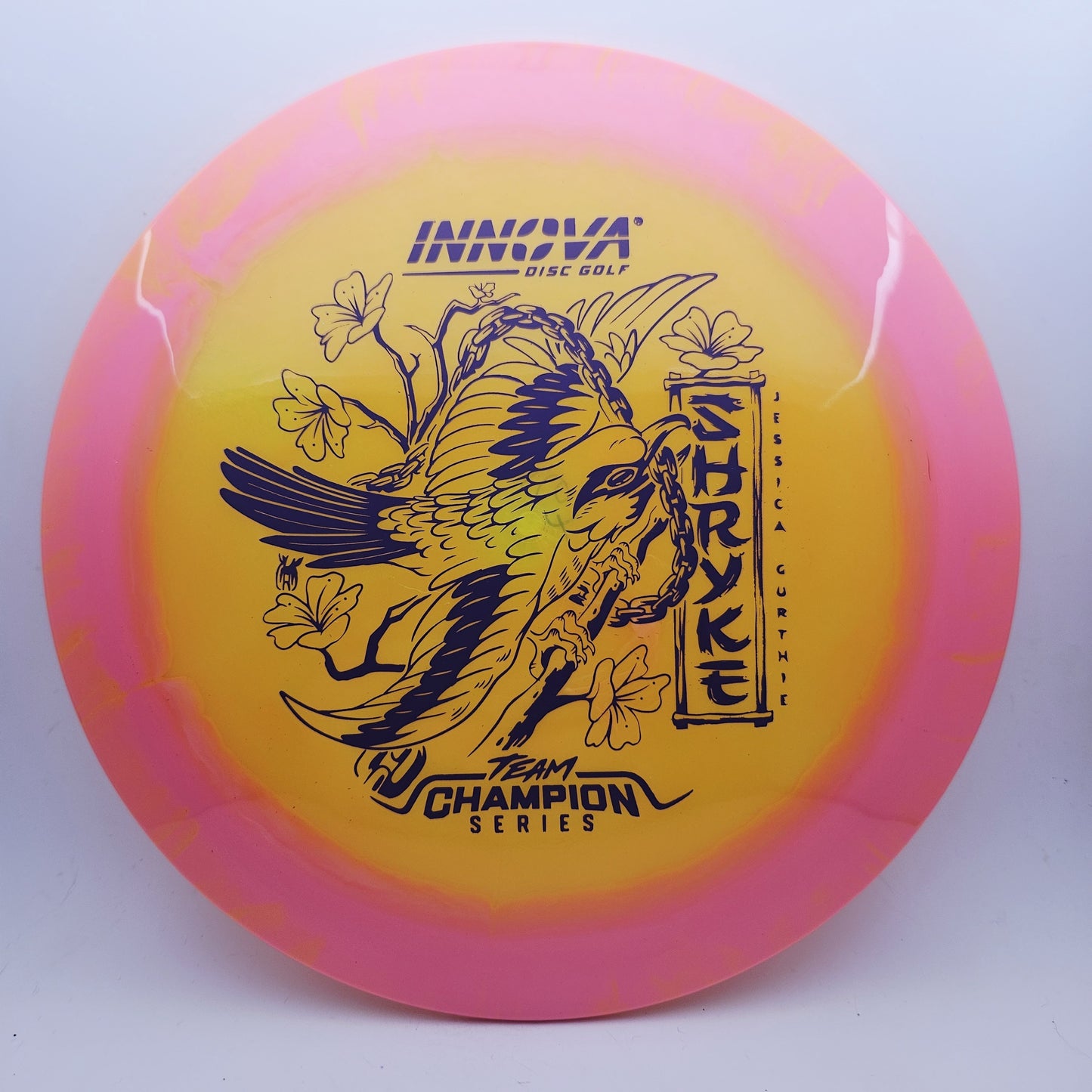 #17664 167g Yellow / Pink, Jessica Gurthie Tour Series Halo Champion Shryke - Jessica Gurthie Tour Series