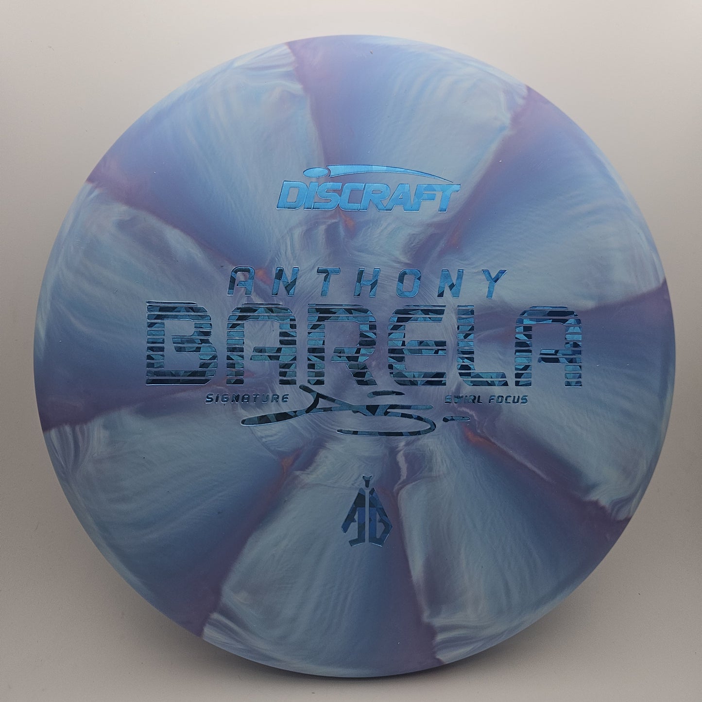 #10069 173-174g Blue, Anthony Barela CT Swirl Focus