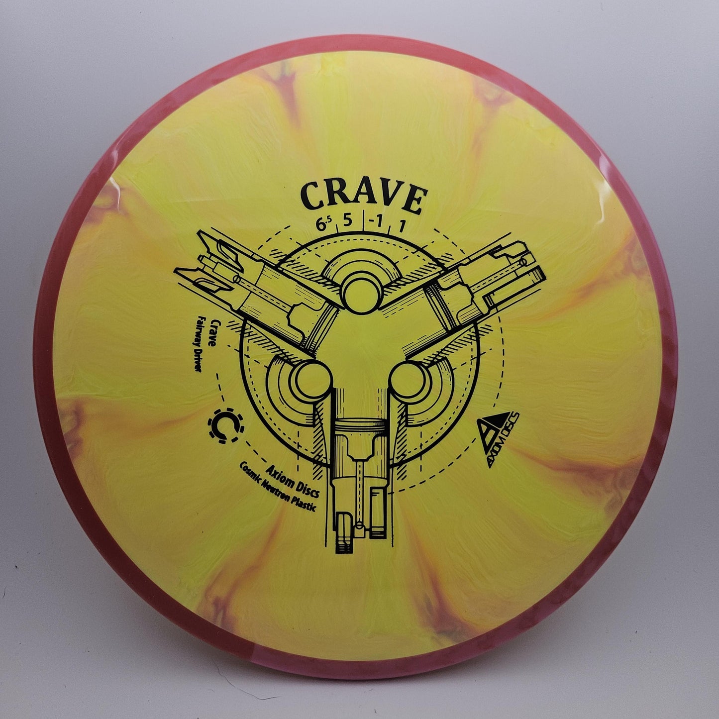 #5147 174g Yellow / Red Cosmic Neutron Crave