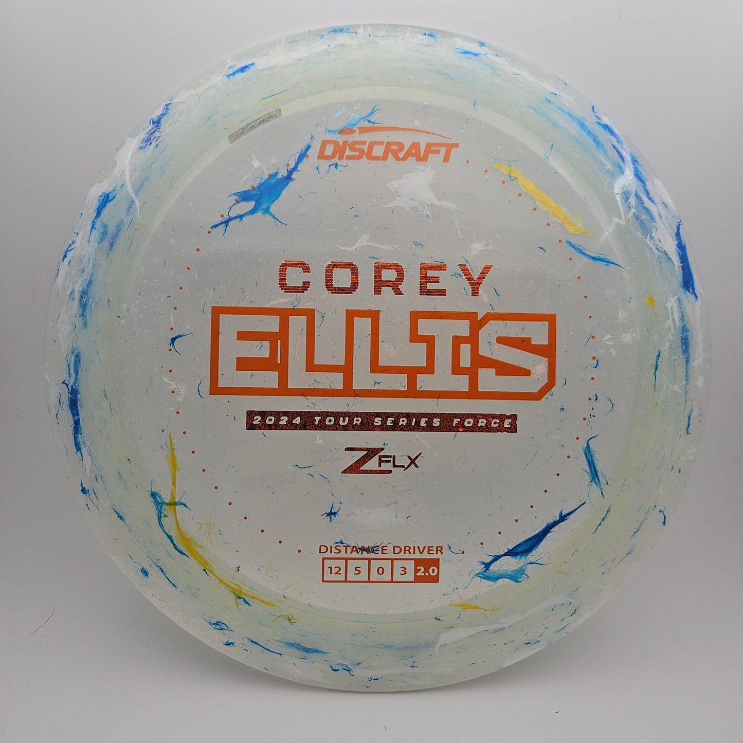 #5126 173-174g White, Corey Ellis TS Jawbreaker Z Flx Force - Corey Ellis Tour Series