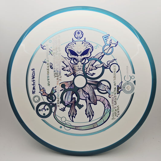 #14431 172g White / Teal, The Venutian Man DFX Prism Neutron Trance