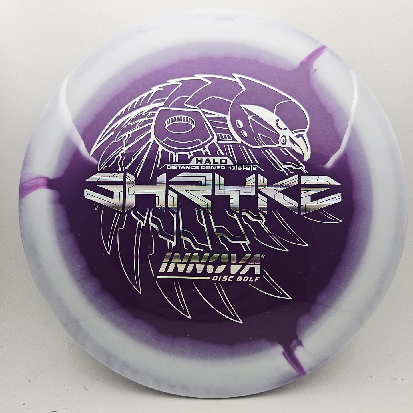 #19681 171g Purple / White Halo Star Shryke