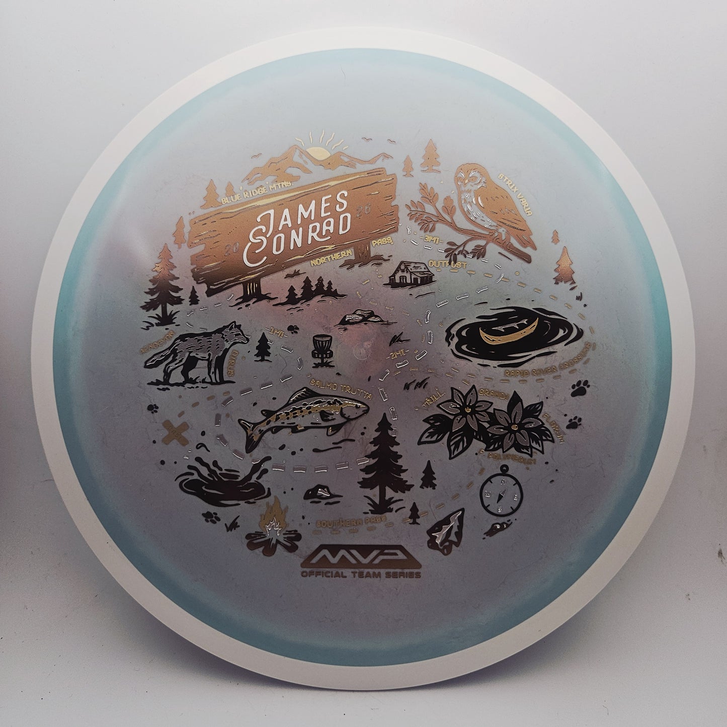 #18824 148g Teal, James Conrad Team Series Fission Trail - James Conrad Team Series