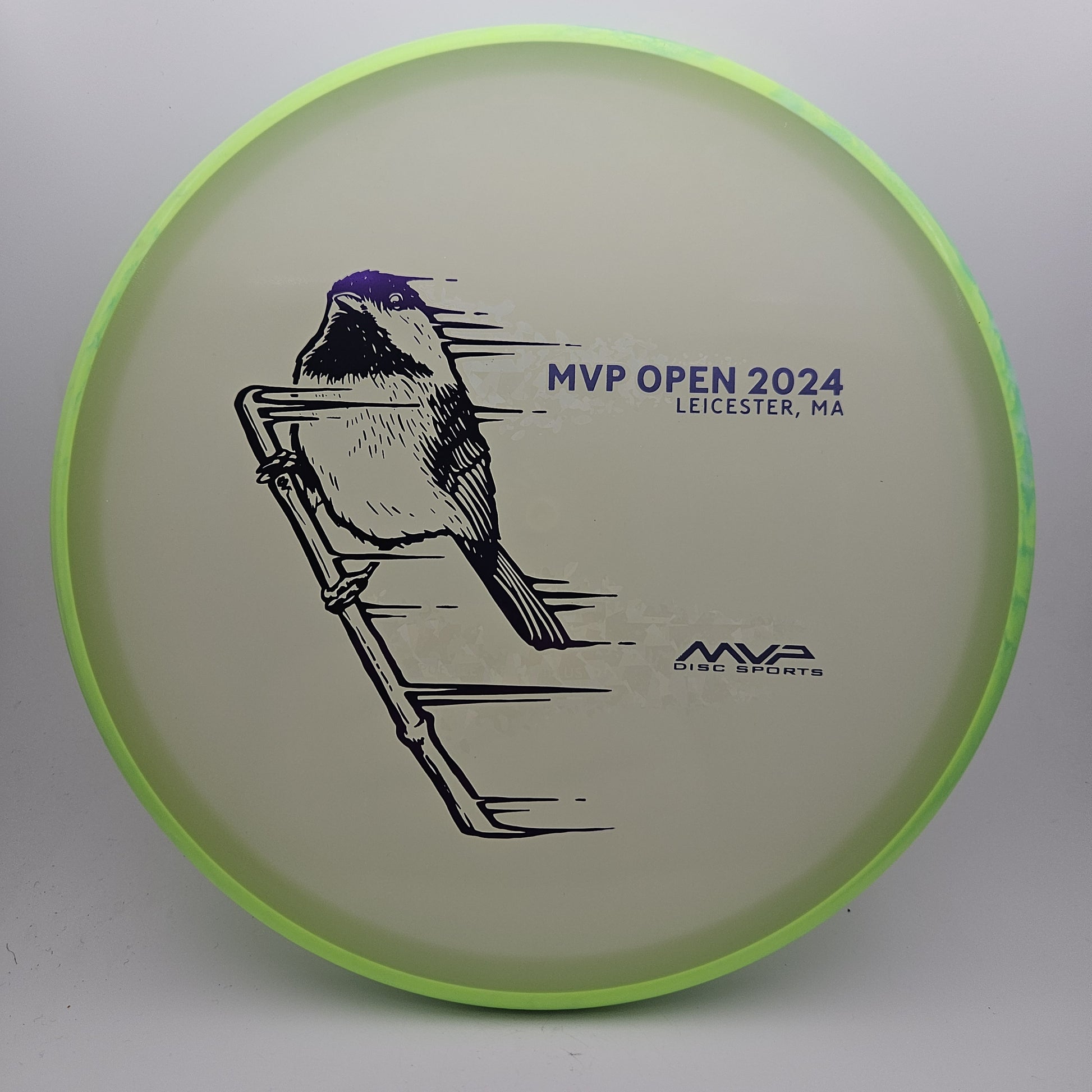 #9883 174g Glow / Green, MVP Open 2024 Eclipse Tempo