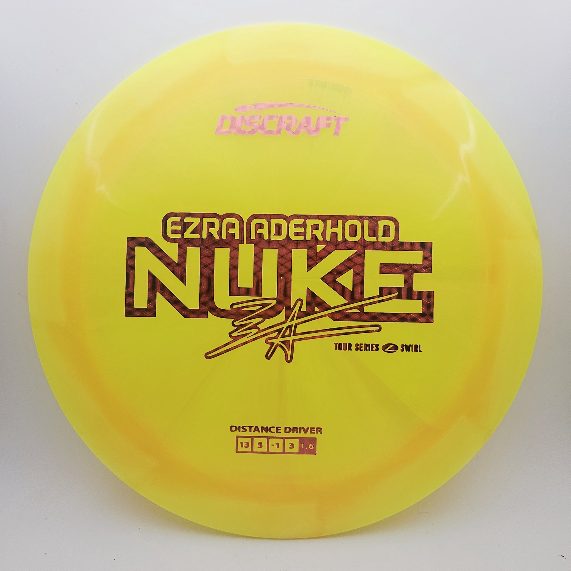#12891 173-174g Yellow, Ezra Aderhold Tour Series 2025 Z Swirl Nuke
