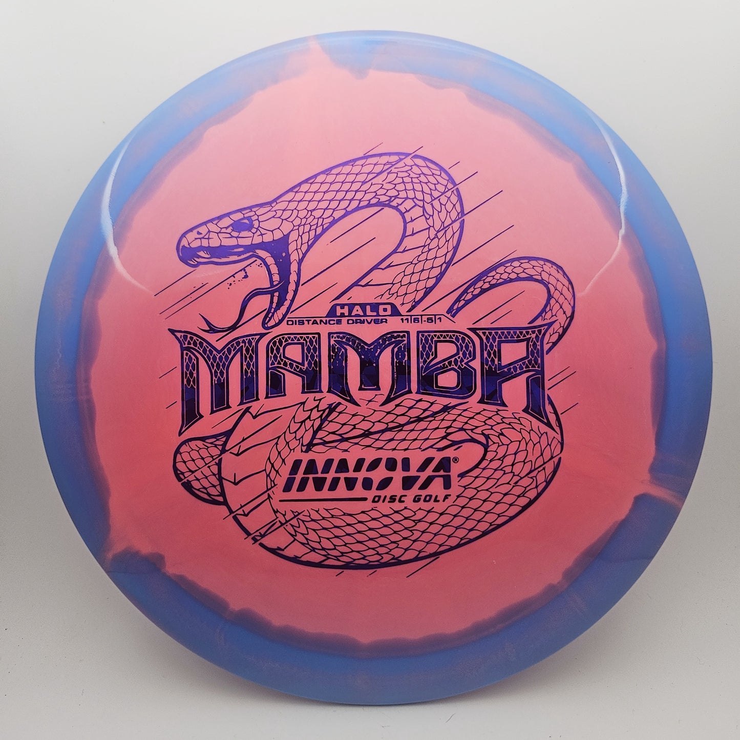 #17328 153g Pink / Blue Halo Star Mamba