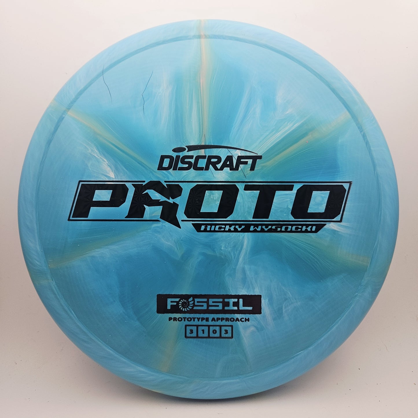 #17696 173-174g Teal, Ricky Wysocki Prototype Fossil - Ricky Wysocki