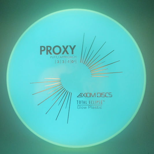 #12934 173g Aqua Plate / Green Rim Total Eclipse Proxy