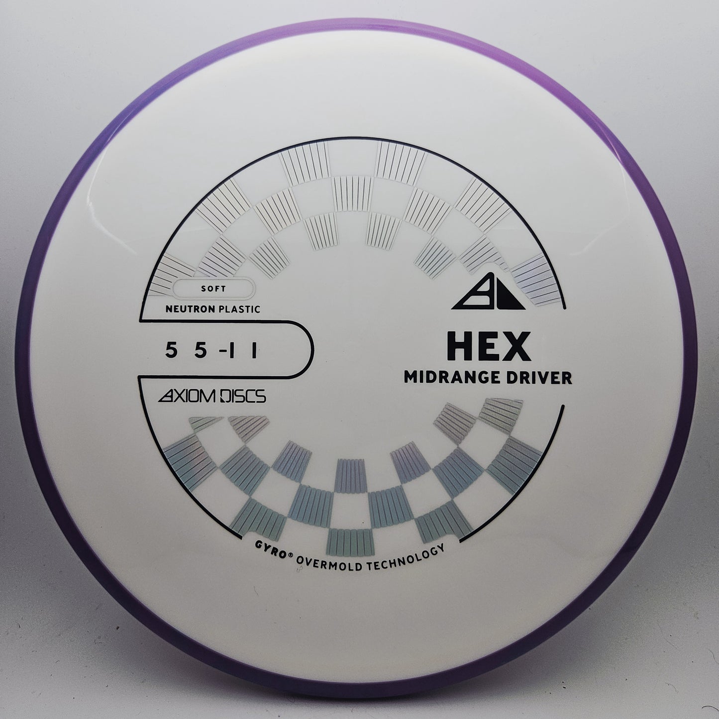 #17867 176g White / Purple PLC Soft Neutron Hex