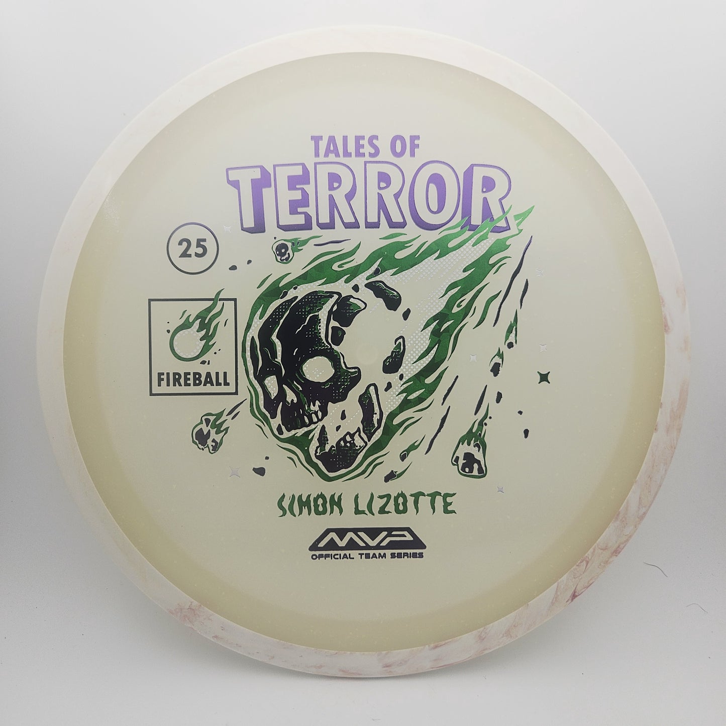 #15522 175g Cream / Blue Glow, Tales of Terror - Halloween 2025 - Simon Lizotte Particle Eclipse Fireball